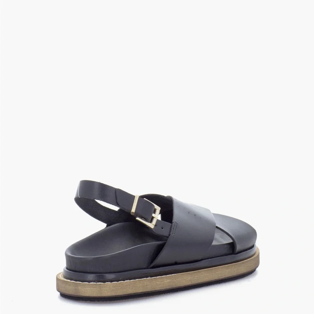 Like new - Alohas Leather Marshmallow Sandals - Picture 3 of 10